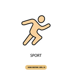 sport icons  symbol vector elements for infographic web