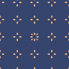 Vector. Seamless mediterranean geometric pattern in patchwork style. Talavera template. Portuguese Azulejo. Turkish decoration. Moroccan mosaic. Spanish porcelain. Ceramic dishes, folk ornament.