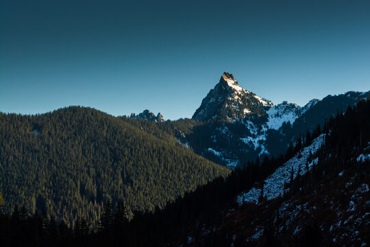 Kaleetan Peak west side, Alpine Lakes Wilderness, Washington