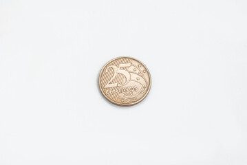 Money - Brazilian Coins - 25 Centavos