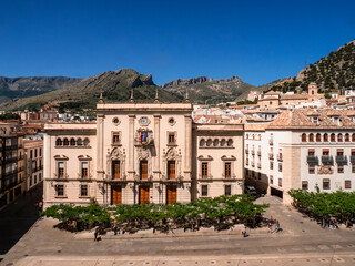 Jaen town hall in Santa Maria square