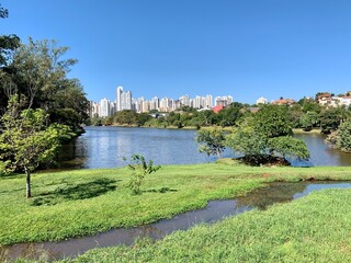 Obraz premium Blue Lagoon inside Londrina Parana Brasil