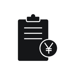 Yen currency icon design isolated on white background