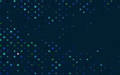 Light Blue, Green vector template with circles.