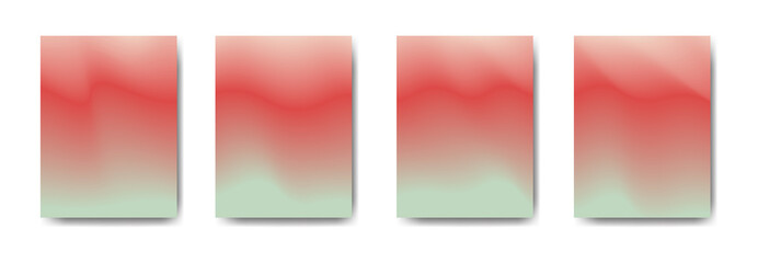 Fototapeta premium collection of colorful gradient background cover flyers are used for backgrounds, posters, banners