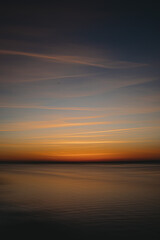 Abstract Sunset on the beach