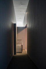 Light and shadow building structure interior