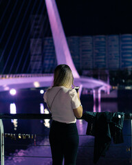 puente de la mujer by santiago calatrava puerto madero Buenos Aires, Argentina