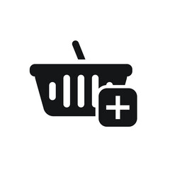 Add shopping basket icon design. vector illustration