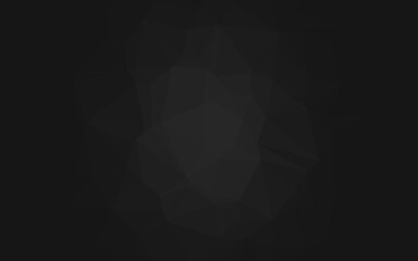 Obraz premium Dark Silver, Gray vector shining triangular template.