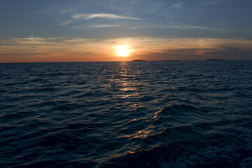 Obraz premium sunset over the ocean