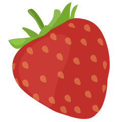 strawberry isolated on white background