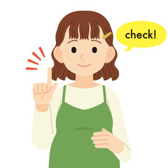 説明する妊婦＿線なし