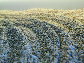close up of  stony sand - used as background graphical resource - no person nobody
