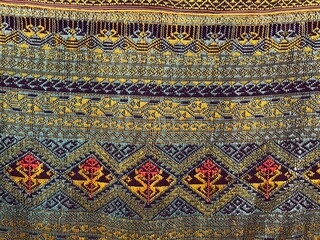 sarong pattern design Thai arts and culture