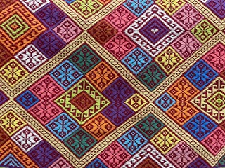 sarong pattern design Thai arts and culture