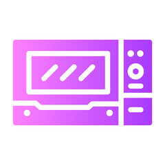microwave gradient icon