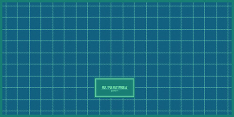 multiple green rectangle pattern design for flannel shirt
