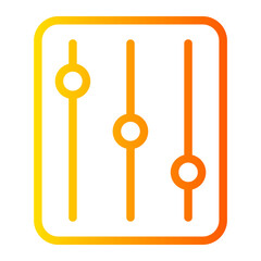 Volume Control gradient icon