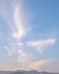 Obraz premium clouds in the mountains