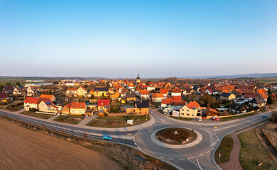 Fototapeta premium Panorama Warnstedt Harz