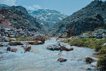 river in the mountains