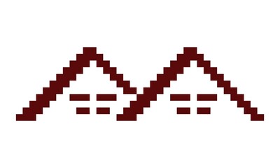 Obraz premium Pixel real estate vector
