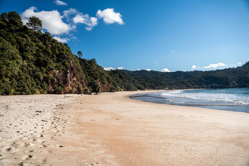 The famous Coromandel beach, New Chums in the North Island of New Zealand