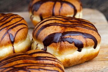Berlin donuts with chocolate filling