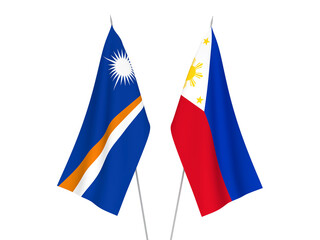 Philippines and Republic of the Marshall Islands flags