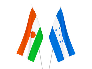 Honduras and Republic of the Niger flags