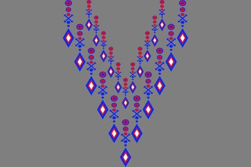 Neckline, Collar pattern for embroidery, weaving, neck printing,Tribal neck pattern,
