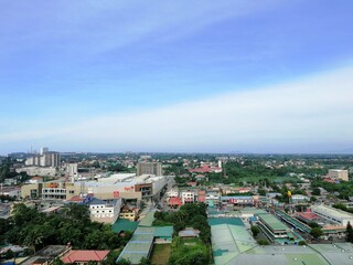 Fototapeta na wymiar Vacation at tagaytay with overlooking sky