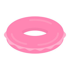 浮き輪のイラスト © kisasage