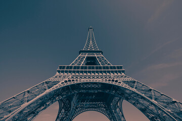 sight of Eiffel Tower in Paris