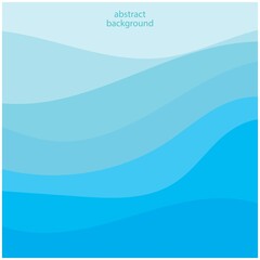 Abstract Water wave design background