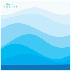Abstract Water wave design background