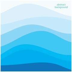 Abstract Water wave design background