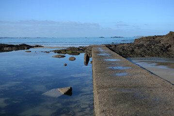 Saint-Malo - Ponton en béton © Anthony SEJOURNE