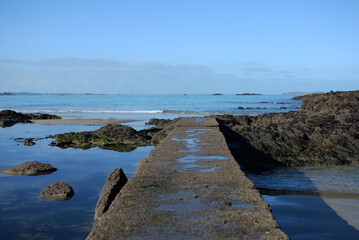 Saint-Malo - Ponton en béton © Anthony SEJOURNE