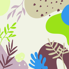 Sale square banner template for social media posts, mobile apps, banners design, web, and internet ads. Trendy abstract square template with colorful concept.