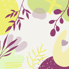 Elegant social media trendy chic gold pink blush banner templates