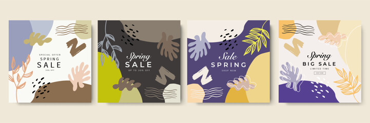 Tropical golden leaves vector illustration set. Exotic luxury abstract gold palm tree leaf, minimal foliage of tropic summer island, vertical floral modern template background for social media stories