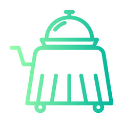 room service gradient icon