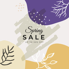 Social media sale banners design. Vector illustration templates suitable for web banners, social media posts, mobile app, internet ads.