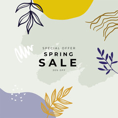 Social media sale banners design. Vector illustration templates suitable for web banners, social media posts, mobile app, internet ads.