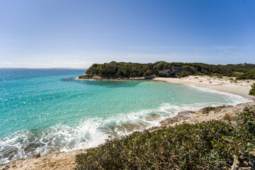Paysage de Corse - sud - plage près de Bonifacio