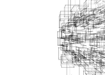 abstract geometric shape architectural background