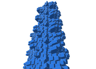 Fototapeta premium abstract geometric shape architectural background