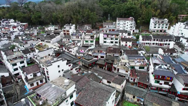 Aerial photos of ancient Chinese villages